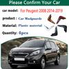 4PCS Car Mud Flaps For Peugeot 2008 Accessories 2014 2015 2016- Auto Mudguards Splash Guard Front Rear Fenders Car Bodykits