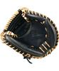ZETT Youth Baseball Soft R Brown BJCB74512F Catcher's Mitt, Steer, Blue/P (2532),