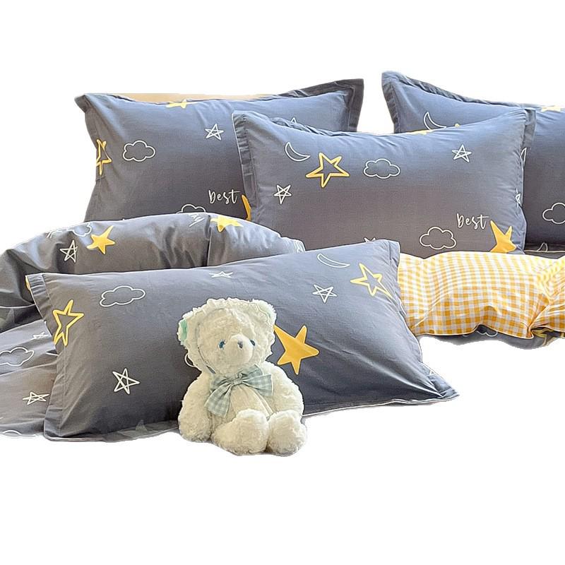 2025 New Style 100% Cotton Pillowcase Pair - 48x74cm Single Pack Pillow Cover