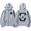 Rapper Playboi Carti Opium Teen X Reißverschluss Kapuzenpullover Herren Damen Mode Gothic Reißverschluss Kapuzenpullover Jacken Sweatshirt