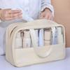 Waterproof Portable Make Up Bag Storage Cosmetic Bags For Women Translucent Travel Bag Make Up Storage Case Organizer