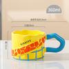 High Temperature Resistant Animal Texture Single Cup Milk Cup Cute Ceramic Cup Souvenir Niche Simple Mug High Appearance