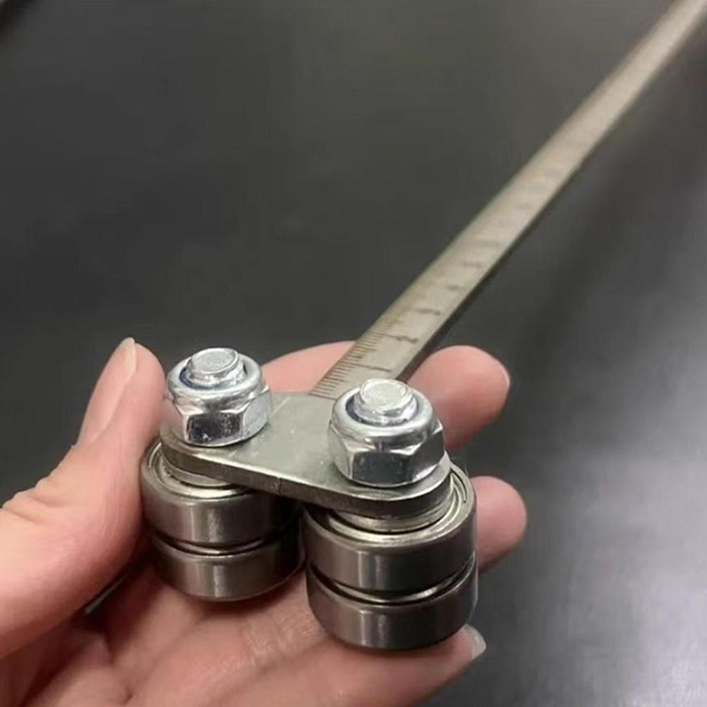 Stainless Steel Wood Positioning Ruler Marking Gauge Heavy Duty Precision Cutting Guide Tool for Cabinetry Carpentry Woodworking