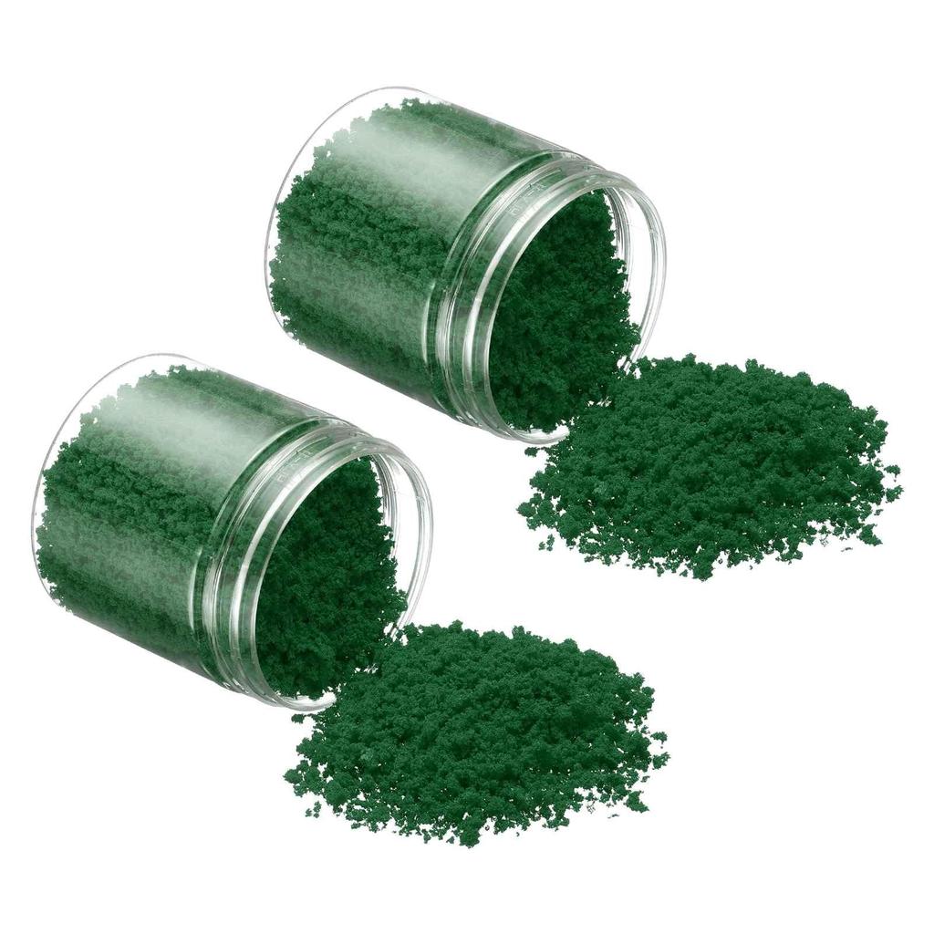 CoCud Model Flower Glasses, 185ml Capacity, Fake Miniature Flower Glasses, Tree Sponge, Dark Green - (Uses: DIY Dollhouse, Fairy Garden, Model