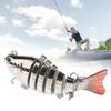 Fishing Bait Durable Imitation Plastic Fake Multi Jointed Swimbait Slow Sinking Glidebait6#