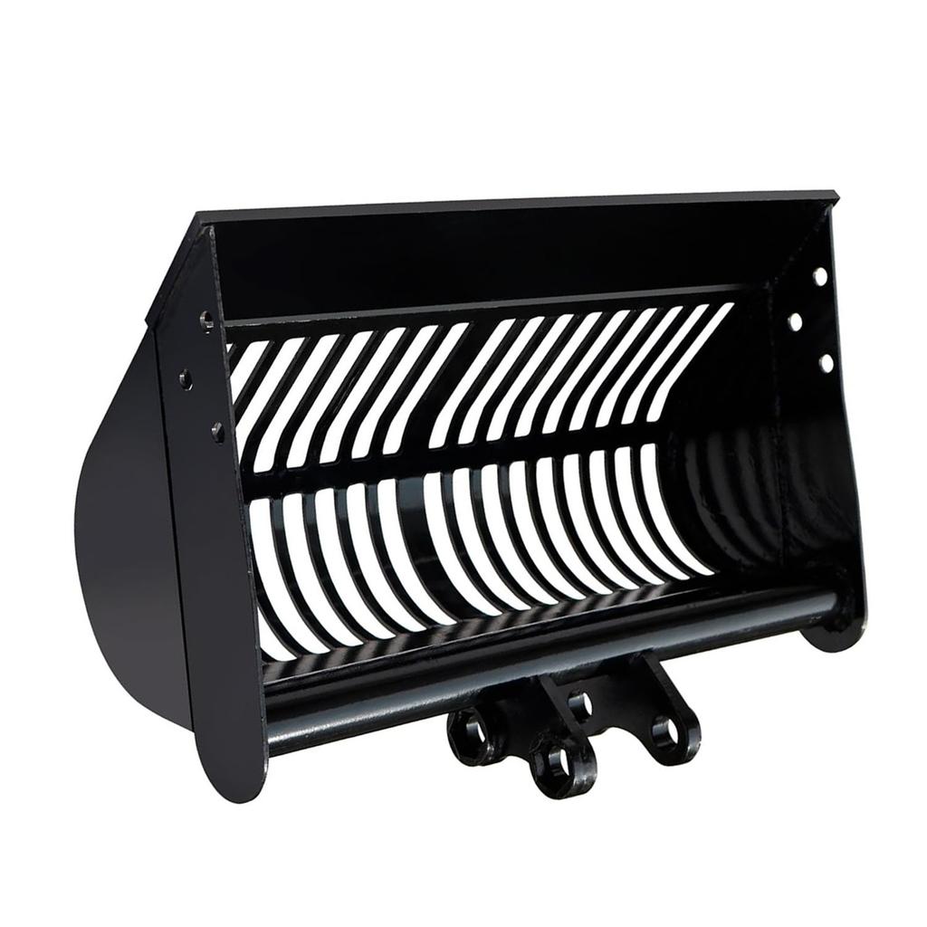 Minibagger Sieblöffel 600mm 23,6 Zoll Breite Sieblöffel für Sand Boden Gestein Filtration