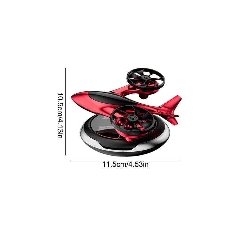 Mașină cu energie solară Aromaterapie Avion Planșa de bord a mașinii Aromaterapie Difuzor de parfum natural pentru vehicule Odorizant pentru relaxare