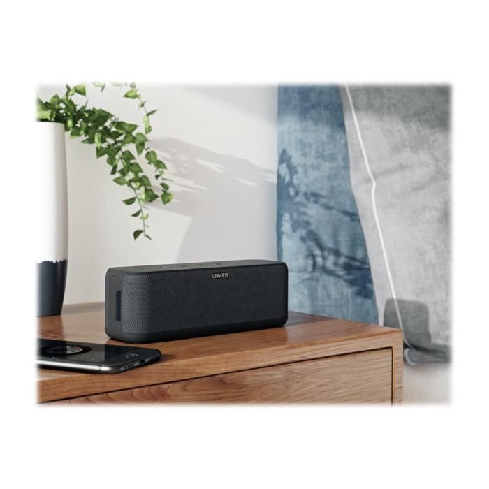 Enceinte mobile sans fil NFC et Bluetooth 20W ANKER SoundCore Boost noire