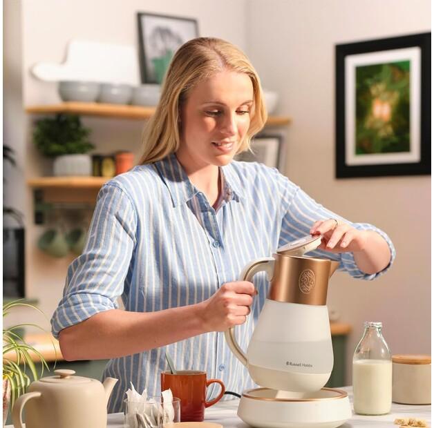 Kettle Russell Hobbs Calm with Sound Function White (27450-70)