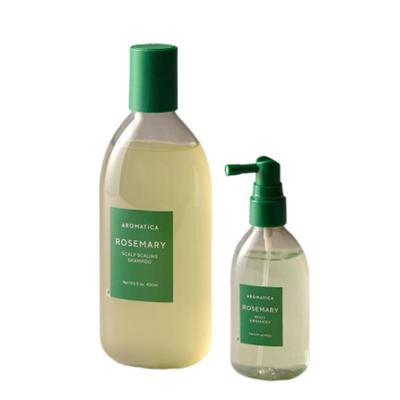 Rosemary Scalp Scaling Shampoo 400ml & Rosemary Root Enhancer Tonic 100ml 2-Piece Set Revitalizing Scalp & Hair Strength Duo