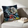 IIron Maiden Senjutsu Square Cushion Pillow Case Sofa  BedroomLiving Room Backrest Multiple Sizes Washable Covers