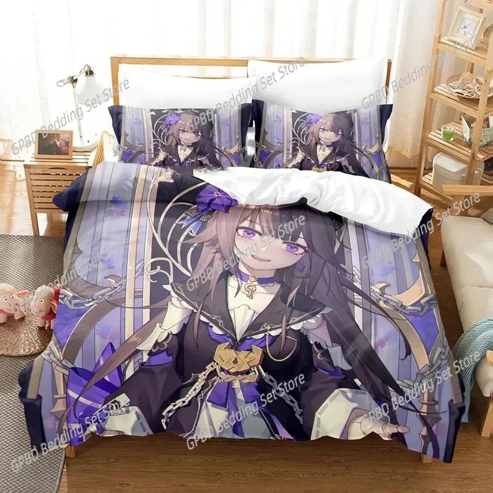 3D Print Anime Game Honkai Star Rail Bedding Set Single Twin Double Queen King Cal King Size Bed Linen Set