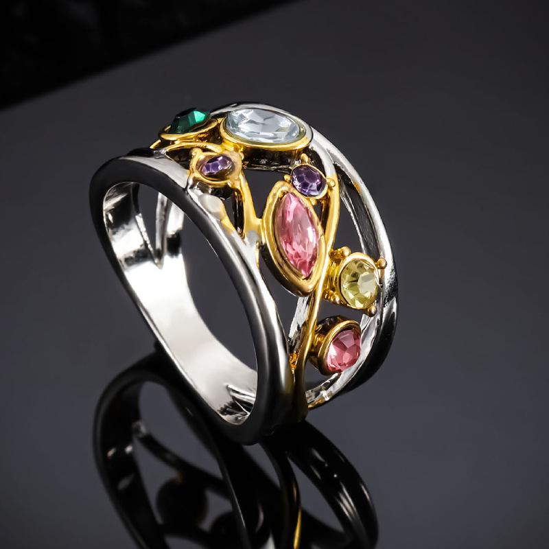 

Модное женское кварцевое кольцо из кристалла для похудения, лимфодренажа, магнитотерапевтические кольца, хип-хоп вечеринка, свадебный подарок, креатив 11