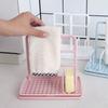 1Pcs Detachable Kitchen Dishcloth Holder Rag Hanger Sink Sponge Holder Storage Rack Shelf For Bathroom Scrubber Brush Organizer