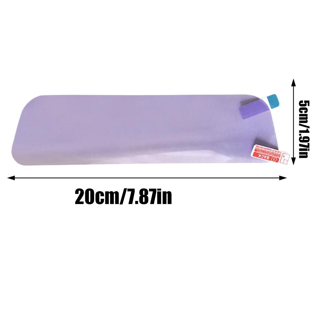 

Car Rearview Mirror Film Vehicle Rearview Reflective-proof Protector Anti Fog Glare Mirror Film Waterproof Rainproof Protective