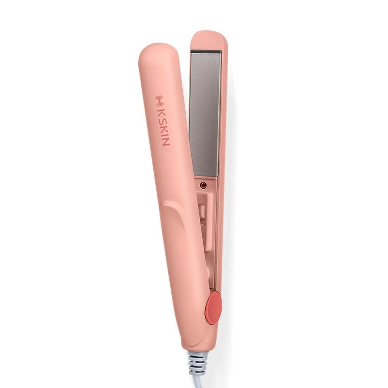 

Мини-выпрямитель для волос K·SKIN Щипцы для завивки волос розовый