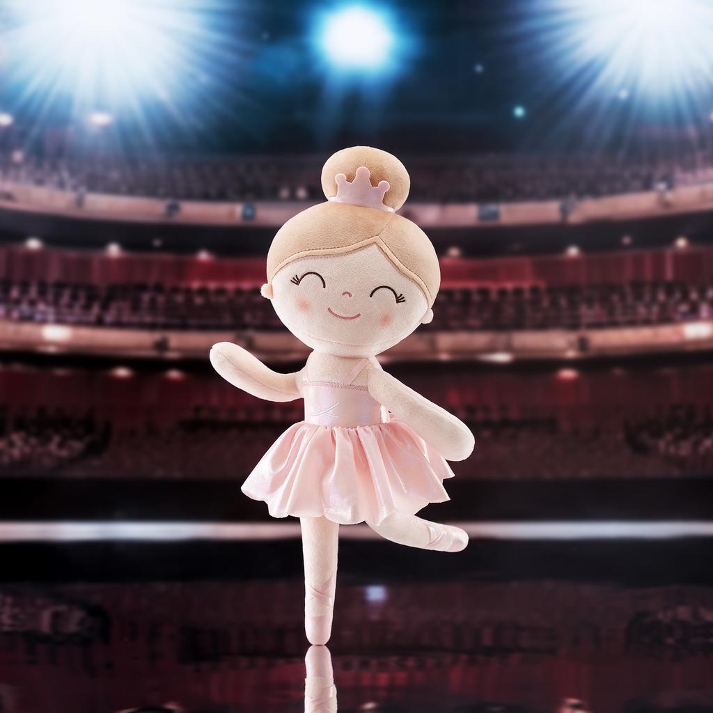 Weiche Babypuppe Symphony Mist Gold Ballerina Mädchen Traum Mädchen Puppe Kinder Stofftier Geburtstagsgeschenk Rosa
