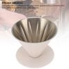 304 Stainless Steel Stainless Steel Coffee Filter Cup Reusable Coffee Dripper Camping