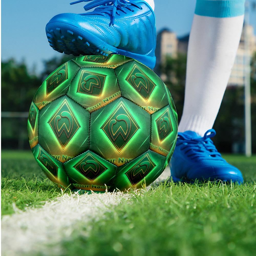 Werder Bremen FC Fashion Size 5 Football Wearproof Non‑Slip Soccer Ball For Sports Training Entertainment Use