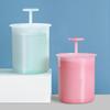 Facial cleanser, portable, manual face wash bottle, foamer, foam cleansing, foaming cup