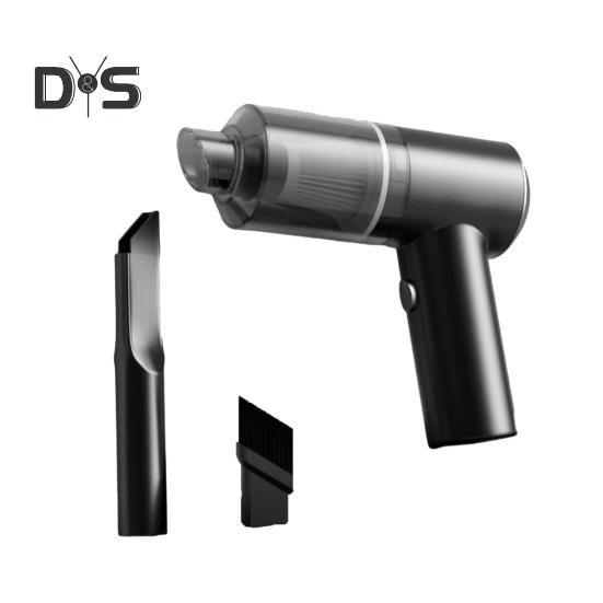 

Портативный автомобильный пылесос с суперсильным всасыванием, высокая мощность, быстрая зарядка через USB, аккумулятор 1200 мАч для уборки автомобиля в домашнем офисе чёрный