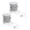 2 Rolls Star Bd String Garland 10m Length Cuttable Decorative Bds Garland for Wedding Christmas Home Decor