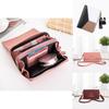 Elegant Leather Shoulder Bag For Women With High Capacity And Adjustable Strap