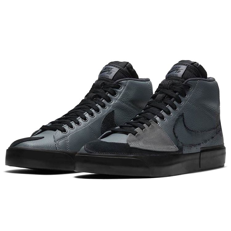 Nike Zoom Blazer Mid Edge SB Iron Grey Unisex Sneakers Black DA2189-001