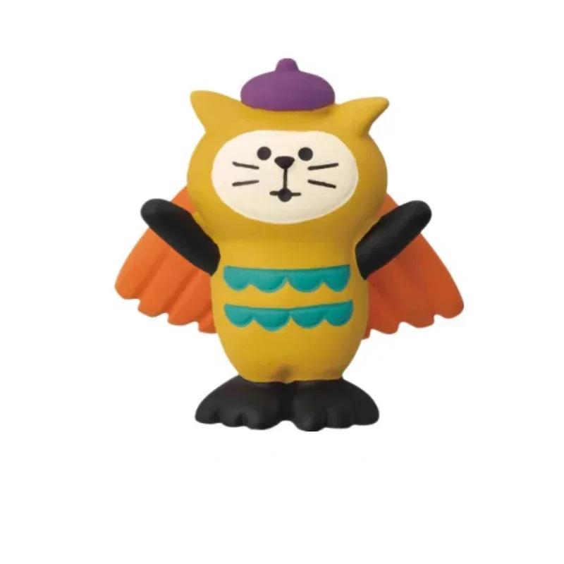 2025 Halloween Pumpkin Miniature Night light Cat Scene Props Decoration Luminous Resin Small Ornament Trendy Play Creative Gift