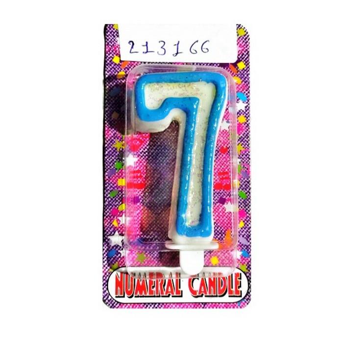 Number 7 Candles