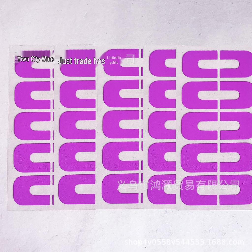Nail Polish Overflow Prevention U-Shaped Stickers for Nail Art