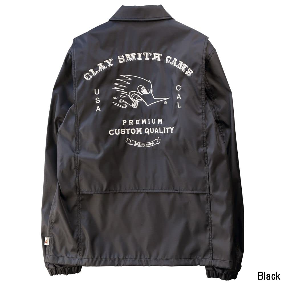 Clay Smith BRACKBIRD Coach Jacket CSY-3910 (M, Black)