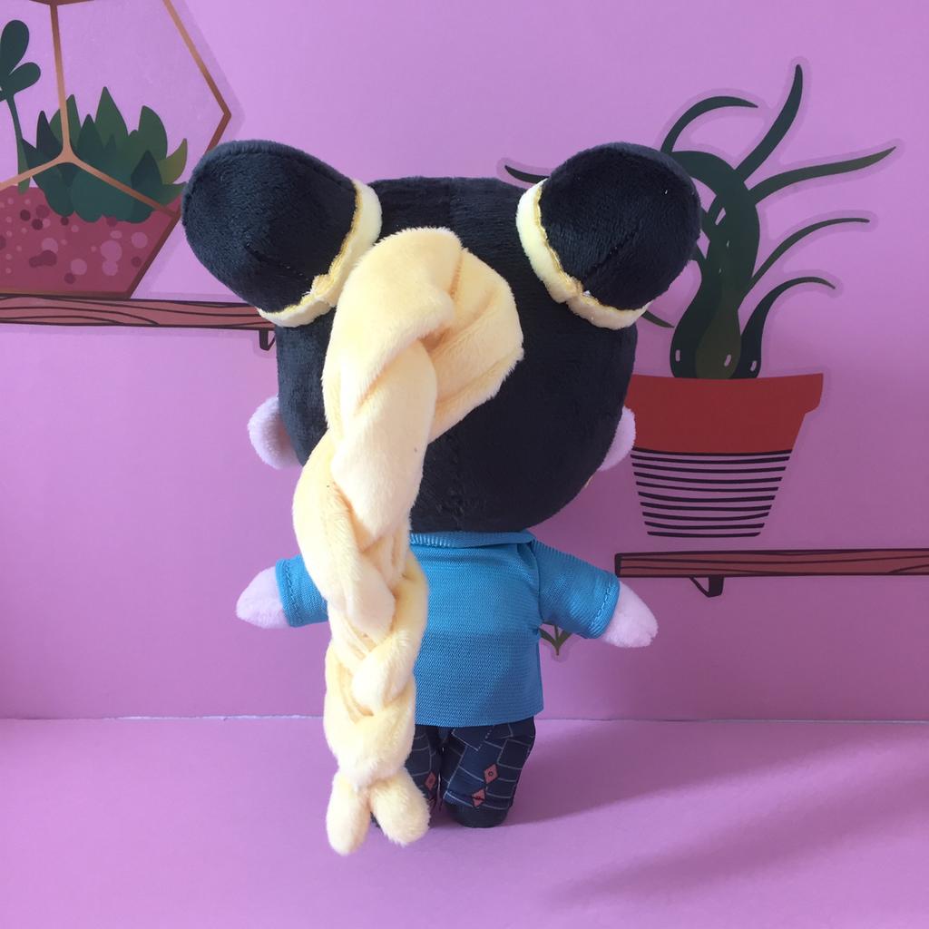 Jolyne Cujoh Plüschpuppe Spielzeug 20cm JoJos Bizarre Adventure Stone Ocean Niedliches Weiches Kuschelkissen Geburtstagsgeschenk