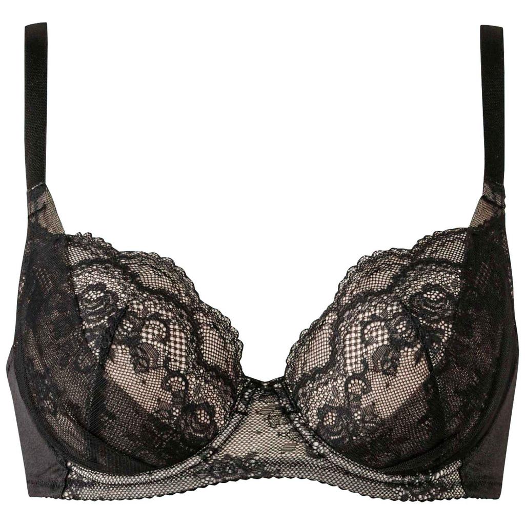 Wacoal Maternity Underwire Easy Bra MBR455 D75 Bra, 3/4 Cup, Breastfeeding, [Melting Bust-Conforming - Postpartum] Women's, BL/Black,