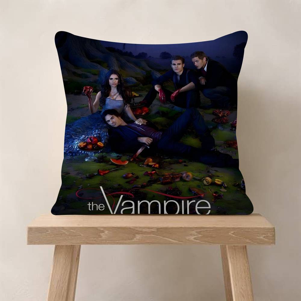 The VVampire Diaries Pillowcase Toon Gift Cushion Cover Bedroom Home Sofa Chair Seat Decor Pillow Case