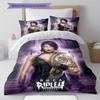 Biancheria da letto con motivo Rhea Ripley, Set piumone Copripiumone Federa Regalo di Compleanno per la Casa (1 * copripiumino + 2 * federa, senza nucleo)