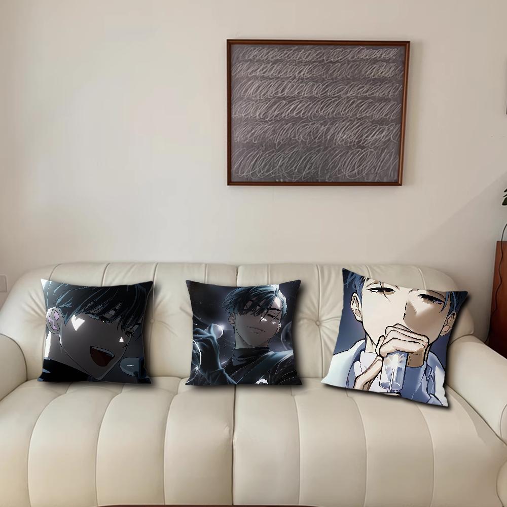Alien Stage Ivan Cool Anime Boy Cushion For Bedroom Car Coffee Shop Room Soft and Living Room Sofa Decorative Pillow Cover Case