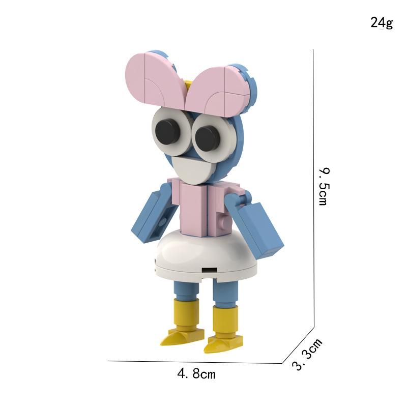 2024 3D Kinder-Block-Kunststoff-Spiel-Designer für Jugendliche und Kinder Dandy's World