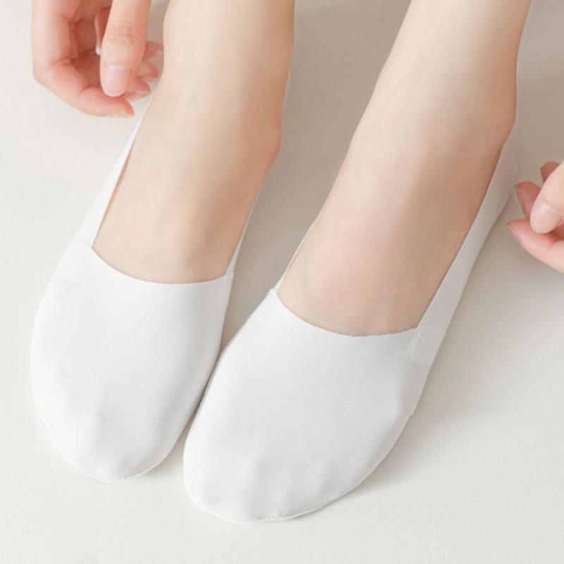 10 culori șosete pentru femei de vară, șosete subțiri de barcă, papuci, din silicon, antiderapant, din bumbac, cu fundul de mătase de gheață, șosete invizibile tăiate jos