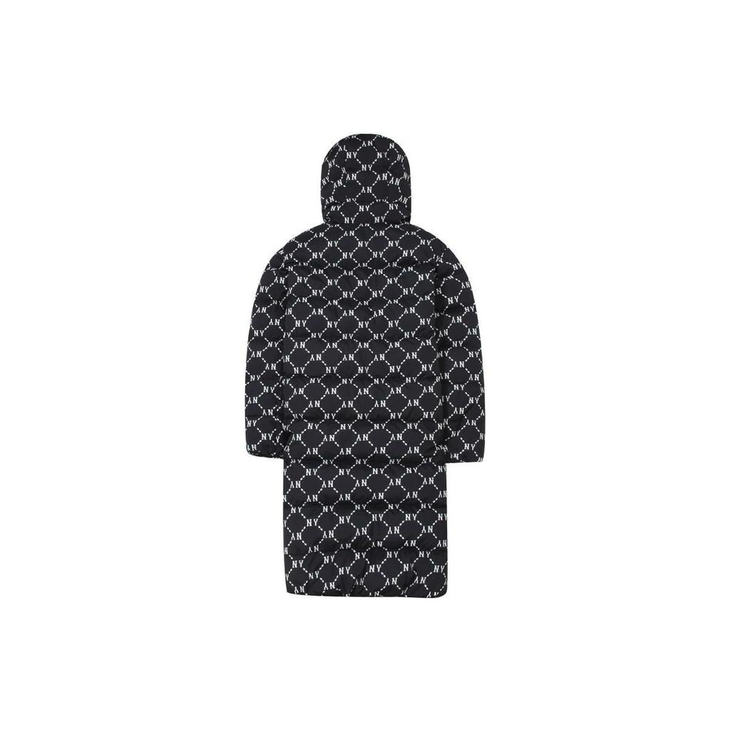 MLB New York Yankees Letter Logo Printed Zipper Down Jacket Unisex Outerwear Black 3ADJM0926-50BKS