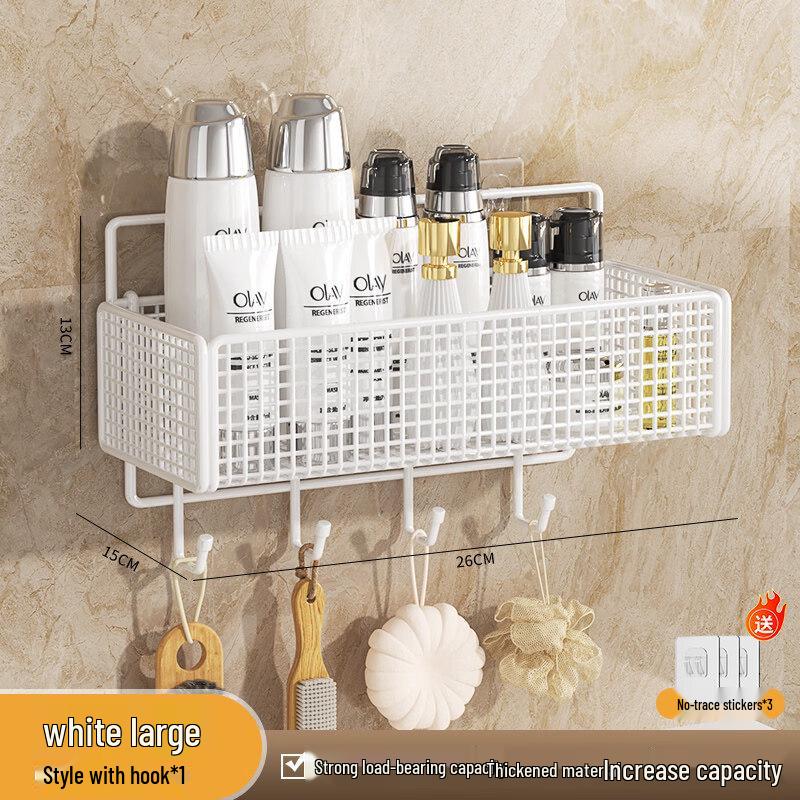 

Punch-Free Iron Wall Shelf