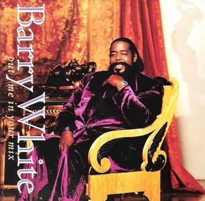 CD BARRY WHITE - Put Me in Your Mix 7502153772 A&M Records 1991 EUA Soul/Funk Usado