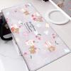 Anime Mouse Pad Kawaii Laptop Desk Decoration Mouse 30x80cm Gamer Rubber Mat Cute Rilakkuma Non-slip Keyboard Office Accessories