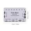 Guitar String Height Measurement Tool Multifunctional Guitar Specification Ruler Card Luthier Tool String Instrument Accessories