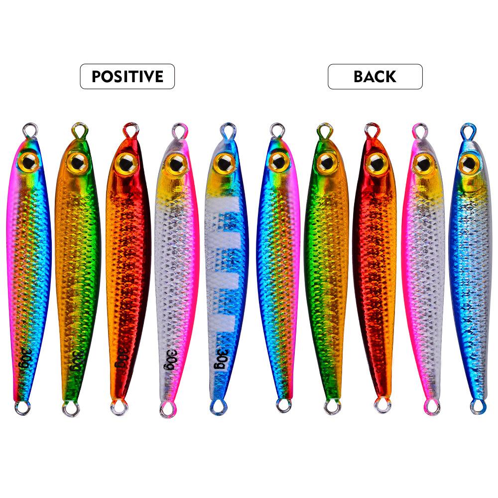 Talíř s návnadou Malá olovnatá ryba 7g 10g 15g 20g 30g Sladkovodní mořský rybolov Crossmouth Okoun Road Subsequin