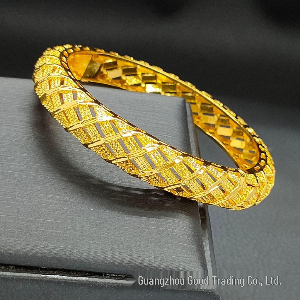 Bracelet de mariée Bollywood plaqué or 24 carats: Bijoux de mariée pour femmes