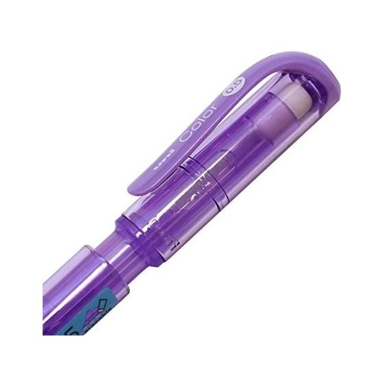 Uni Color Mechanical Pencil, Erasable Color Lead, 0.5mm [Lavender] M5-102C.34