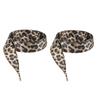Leopard Print Flat Shoelaces For Casual Shoes Sports Sneakers Boots Soft Polyester Shoe Strings Footwear Accessories