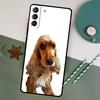 Cartoon Cocker Spaniel Case For Samsung Galaxy S20 S21 FE S22 Plus S23 Ultra S8 S9 S10 Plus Note 10 20 Ultra Cover