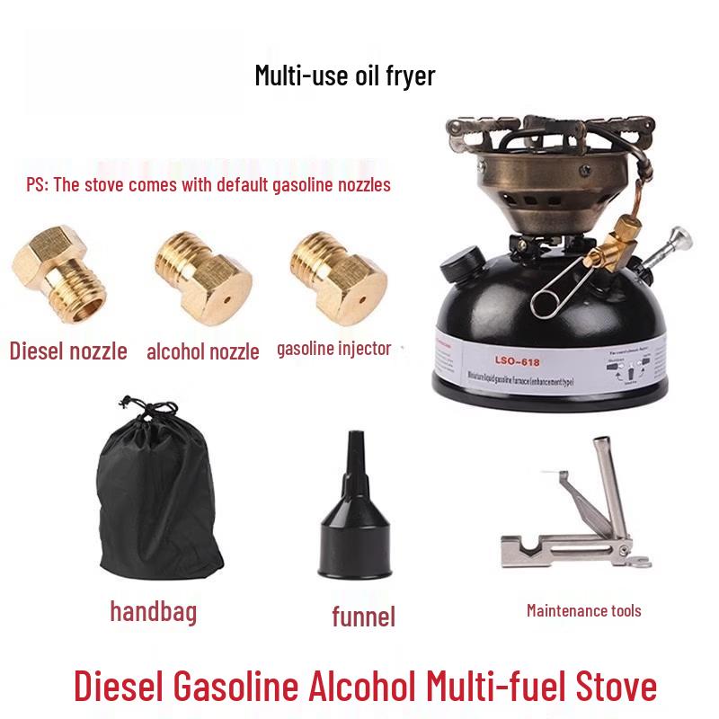 

OLOEY Portable Multi-Fuel Camping Stove N/A
